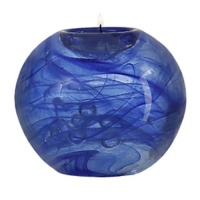 Kosta Boda Cool Moon Votive, Blue Kosta Boda Cool Moon Votive, Blue