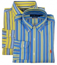 Polo Ralph Lauren Men's Big & Tall Classic-Fit Striped Poplin Polo Ralph Lauren Men's Big & Tall Classic-Fit Striped Poplin