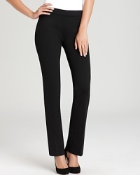 Touting an elasticized waist and allover stretch, these Elie Tahari pants lend effortless polish to your 9-to-5 style routine. Touting an elasticized waist and allover stretch, these Elie Tahari pants lend effortless polish to your 9-to-5 style routine.