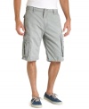 Arm yourself with comfort and convenience in these Levi's cargo shorts to help keep you active all day.