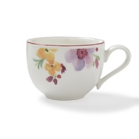 Crafted from premium porcelain, the Mariefleur tea cup boasts a refreshingly modern watercolor design with bright pinks, light greens and sunny yellows. Crafted from premium porcelain, the Mariefleur tea cup boasts a refreshingly modern watercolor design with bright pinks, light greens and sunny yellows.