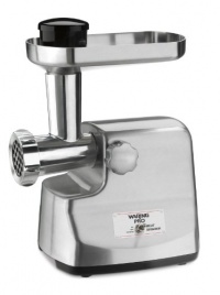 Waring MG855 Professional Die-Cast Metal Housing Meat Grinder, Brushed Stainless Steel Waring MG855 Professional Die-Cast Metal Housing Meat Grinder, Brushed Stainless Steel