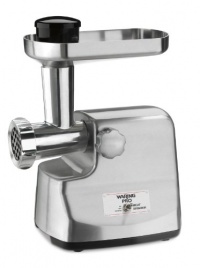 Waring MG855 Professional Die-Cast Metal Housing Meat Grinder, Brushed Stainless Steel