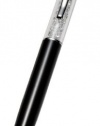 YooMee 2-in-1 Black Capacitive Touchscreen Stylus and Ballpoint Pen with Swarovski Crystals