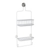 Zenith Premium Shower Head Caddy, White