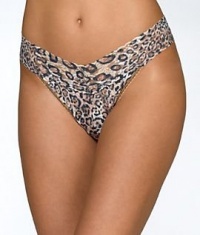 Leopard Nouveau Print Signature Lace Original Rise Thong Plus Size Leopard Nouveau Print Signature Lace Original Rise Thong Plus Size