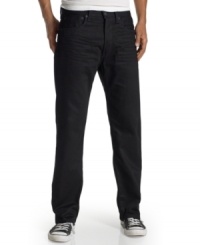 A classic construction and vintage wash make these comfortable Levi's jeans a cool, comfortable choice for your weekend rotation. A classic construction and vintage wash make these comfortable Levi's jeans a cool, comfortable choice for your weekend rotation.