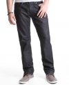Give your denim a modern edge with these slim-fit jeans from Royal Premium Denim.