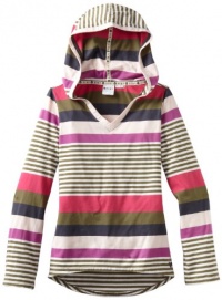 Roxy Kids Girls 7-16 Glacier Long Sleeve Top, Recruit Olive Stripe, Medium Roxy Kids Girls 7-16 Glacier Long Sleeve Top, Recruit Olive Stripe, Medium