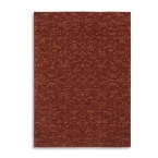 Beautiful with any decor, Karastan's Woven Impressions Collection offers a versatile array of luxurious modern rugs inspired by minimalist fabrics. The weathered damask pattern on this contemporary Karastan rug flows to the edge for a lush field of color. Pair it with contemporary textiles or with more traditional Oriental patterns for eclectic contrast.