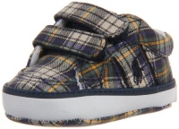 Ralph Lauren Layette Bollingbrook EZ Crib Shoe (Infant/Toddler),White/Navy/Plaid,2 M US Infant Ralph Lauren Layette Bollingbrook EZ Crib Shoe (Infant/Toddler),White/Navy/Plaid,2 M US Infant