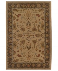 Vintage tones are arranged in a transitional floral motif upon this Cornwall area rug from Karastan's Bellingham collection, adding a perfect accent to classic and modern decors alike. Crafted of rich New Zealand wool. Vintage tones are arranged in a transitional floral motif upon this Cornwall area rug from Karastan's Bellingham collection, adding a perfect accent to classic and modern decors alike. Crafted of rich New Zealand wool.