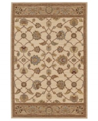 Intricate latticework is marked with antique-inspired florals and medallions in the Shropshire area rug from Karastan, offering a sophisticated, yet casual design for your floors. Crafted of rich New Zealand wool. Intricate latticework is marked with antique-inspired florals and medallions in the Shropshire area rug from Karastan, offering a sophisticated, yet casual design for your floors. Crafted of rich New Zealand wool.