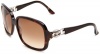 Gucci Women's 3107/S Rectangle Sunglasses,Dark Havana Frame/Brown Gradient Lens,One Size