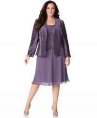 Refined and elegant, Patra's plus size pairing makes a stylish impression. Refined and elegant, Patra's plus size pairing makes a stylish impression.