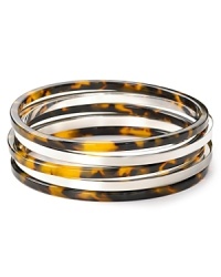 Glamor defined: Tortoise shell and silver plated metal mingle on your wrist for classically styled confidence. Stack these styles from Lauren Ralph Lauren. Glamor defined: Tortoise shell and silver plated metal mingle on your wrist for classically styled confidence. Stack these styles from Lauren Ralph Lauren.
