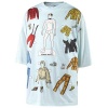 Adidas Men's Originals Jeremy Scott Big Graphic Shirt - Pale Blue