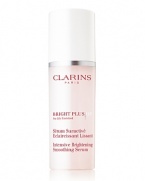 Clarins Bright Plus Serum provides a flawless complexion that glows with a youthful radiance. Minimizes the appearance of dark spots and helps prevent their reappearance. Helps firm facial features, smoothes away fine lines. Illuminates the complexion, restores healthy-looking glow to skin. Enriched with a combination of Sea Lily and Alchemilla extracts to provide optimal protection against dark spots. Formulated with a combination of raspberry extract, biotin and highly stable Vitamin C that reduces melanin. Finished with Oat Sugars to smooth skin.