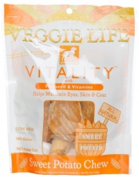 Dogswell Veggie Life Vitality Sweet Potato Chew Treats for All Dogs, 5-Ounce Pouches (Pack of 6) Dogswell Veggie Life Vitality Sweet Potato Chew Treats for All Dogs, 5-Ounce Pouches (Pack of 6)
