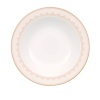 The Samarkand bone china collection by Villeroy & Boch combines stylish, exotic elements with timeless elegance. Precious golden bands and chains decorate this pure white bone china pattern. Warm ivory tones add a harmonious touch. Mix and match with coordinating Mosaic-designed pieces for a look that is truly your own.