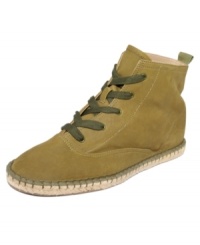 RACHEL Rachel Roy's Bayshore shooties have cool contrasting laces and an unexpected espadrille sole for a look that's sure to turn heads. RACHEL Rachel Roy's Bayshore shooties have cool contrasting laces and an unexpected espadrille sole for a look that's sure to turn heads.