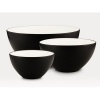 Noritake 3-Piece Colorwave Bowl Set, Graphite