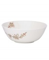 Make your favorite dish sing with this irresistible serving bowl. As boldly stylish as it is durable, the Chirp dinnerware and dishes collection from Lenox is crafted of chip-resistant bone china.