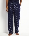 Bedroom style that isn't boring.  These Nautica pajama pants provide a comfortable feel with classic details.