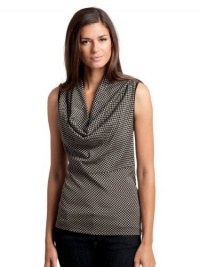 GUESS by Marciano Parker Polka Dot Cowl Top, MULTICOLORED (XS) GUESS by Marciano Parker Polka Dot Cowl Top, MULTICOLORED (XS)