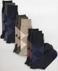 In a perfectly preppy argyle, this dress socks 3 pack from Polo Ralph Lauren is a comfortable addition to your everyday essentials. In a perfectly preppy argyle, this dress socks 3 pack from Polo Ralph Lauren is a comfortable addition to your everyday essentials.