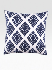 EXCLUSIVELY AT SAKS.COM. These hand-block printed pillows evoke dreams of Ghana, with all the rhythm, sun, and hubbub of its local markets.55% linen/45% cottonHand-stitched edgingConcealed zip closure20 X 20Imported EXCLUSIVELY AT SAKS.COM. These hand-block printed pillows evoke dreams of Ghana, with all the rhythm, sun, and hubbub of its local markets.55% linen/45% cottonHand-stitched edgingConcealed zip closure20 X 20Imported
