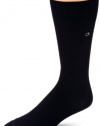 Calvin Klein Men's Rayon From Bamboo Panelled Rib Dress Socks