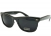 G&G Black Wayfarer 80's Blues Brothers Sunglasses Super Dark