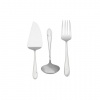 Waterford Ballet Ribbon 18/10 Stainless Steel 3-Piece Flatware Serving Set