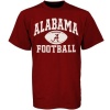 NCAA Alabama Crimson Tide Crimson Old School Football T-shirt