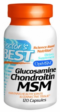 Doctor's Best Glucosamine/Chondroitin/MSM, Capsules, 120-Count Doctor's Best Glucosamine/Chondroitin/MSM, Capsules, 120-Count
