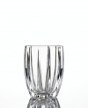 Vertical cuts accentuate brilliant Waterford stemware for added depth and refinement. With a substantial weight that's comfortable in-hand, these double old-fashioned glasses are a magnificent choice for formal occasions.