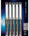 uni-ball Vision Stick Needle Fine Point Roller Ball Pens, 5 Black Ink Pens (1734912)