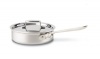 All-Clad Brushed Stainless D5 2-Quart Saute Pan with Lid