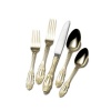 Wallace Gold Plate Duchess 18/0 65-Piece Flatware Set, Service for 12