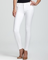 Opt for white with these J Brand 811 skinny jeans, and prove that post-Labor Day, this tone is still on-trend and of-the-moment. Opt for white with these J Brand 811 skinny jeans, and prove that post-Labor Day, this tone is still on-trend and of-the-moment.