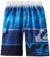 Quiksilver Boys 8-20 Bravo Volley Trunk, Arctic Blue, Small