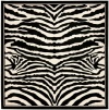 Area Rug 6x6 Square Traditional White - Black Color - Safavieh Lyndhurst Rug from RugPal