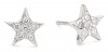 KC Designs Trinkets 14k White Gold and Diamond Star Earrings