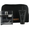 F BY FERRAGAMO POUR HOMME BLACK EDT SPRAY 3.4 OZ & SHAMPOO AND SHOWER GEL 2.5 OZ & TOILETRY BAG MEN