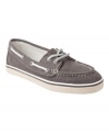 Sail into summer with the hot style of the Yachtt boat shoes by Steve Madden. The classic design gets a funky vibe from Steve Madden's signature touches.