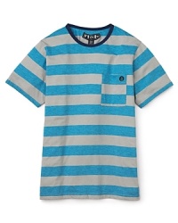 Volcom's ringer tee keeps it cool with wide stripes in muted tones -- the perfect everyday look for the boys of summer. Volcom's ringer tee keeps it cool with wide stripes in muted tones -- the perfect everyday look for the boys of summer.