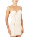 Flexees Womens Firm Control Strapless Full Slip