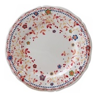 Delicate, swirling florals in a rich, warm palette add artful brightness to these weighty, durable earthenware dishes from Gien France. Delicate, swirling florals in a rich, warm palette add artful brightness to these weighty, durable earthenware dishes from Gien France.