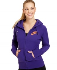 Whether you're on a run, a bike ride or even a couch, this versatile hoodie from Nike is the perfect layer for chilly days and nights! Whether you're on a run, a bike ride or even a couch, this versatile hoodie from Nike is the perfect layer for chilly days and nights!